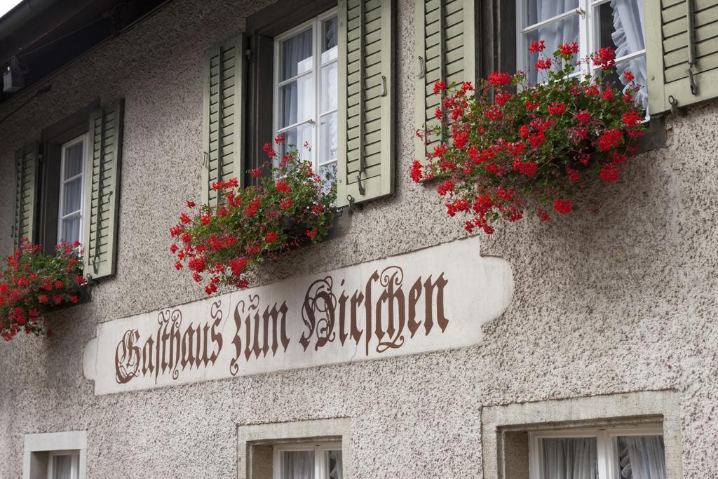 Hotel Gasthaus Hirschen Баден Экстерьер фото